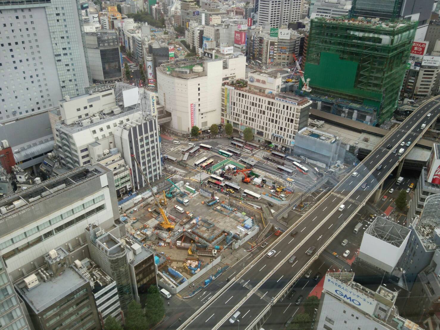渋谷再開発2017年9月の状態